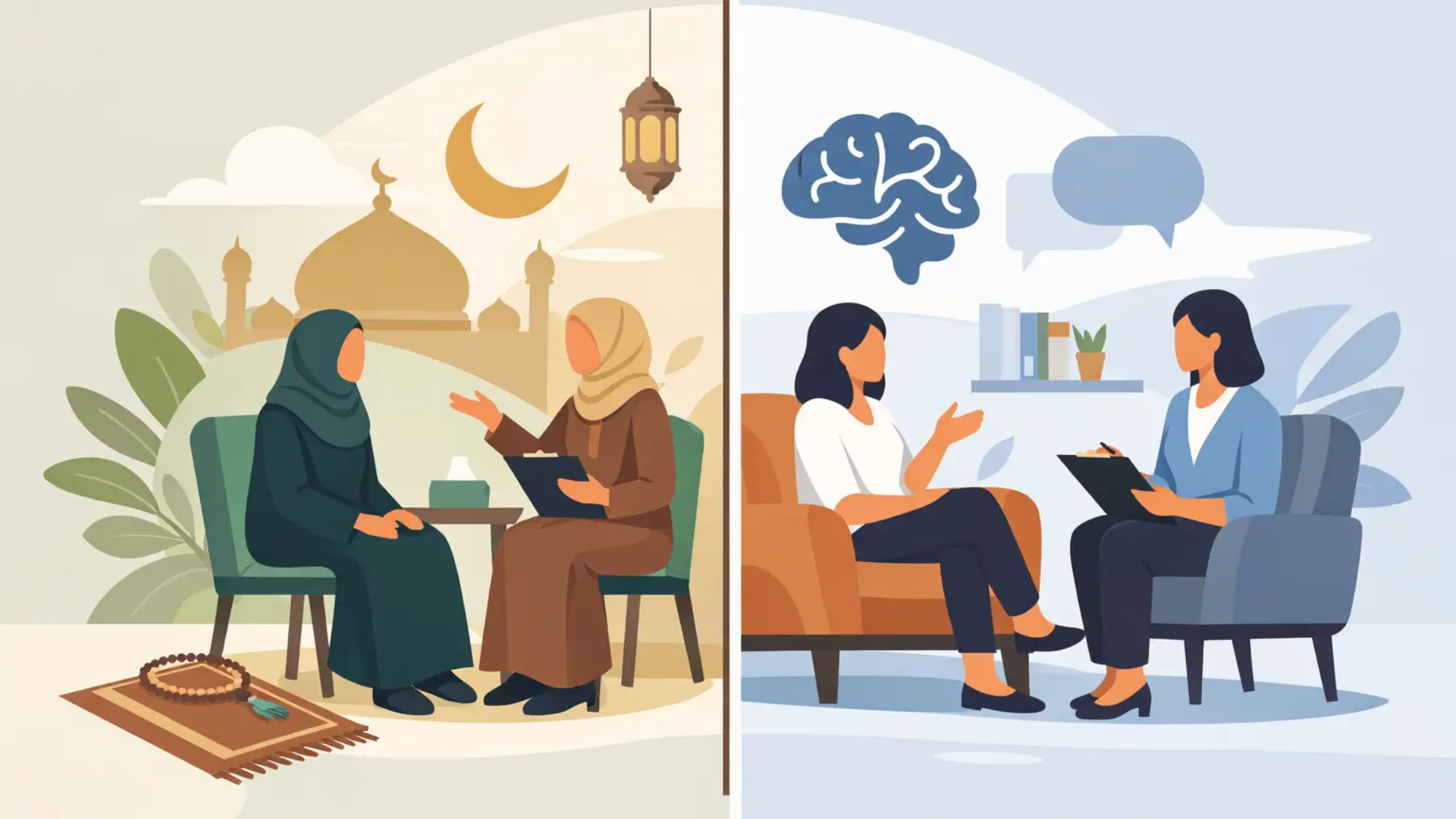 Islamic Therapy vs Secular Counseling Compared