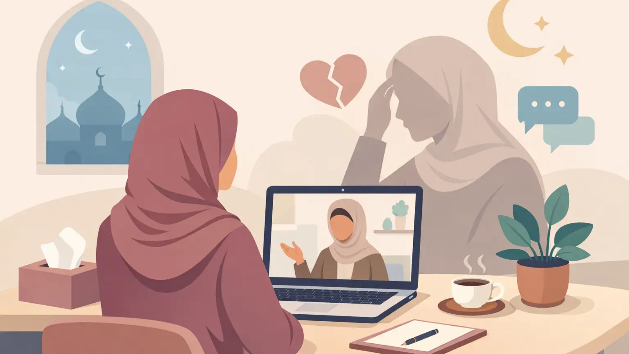 Islamic Trauma Therapy Online for Muslim Women
